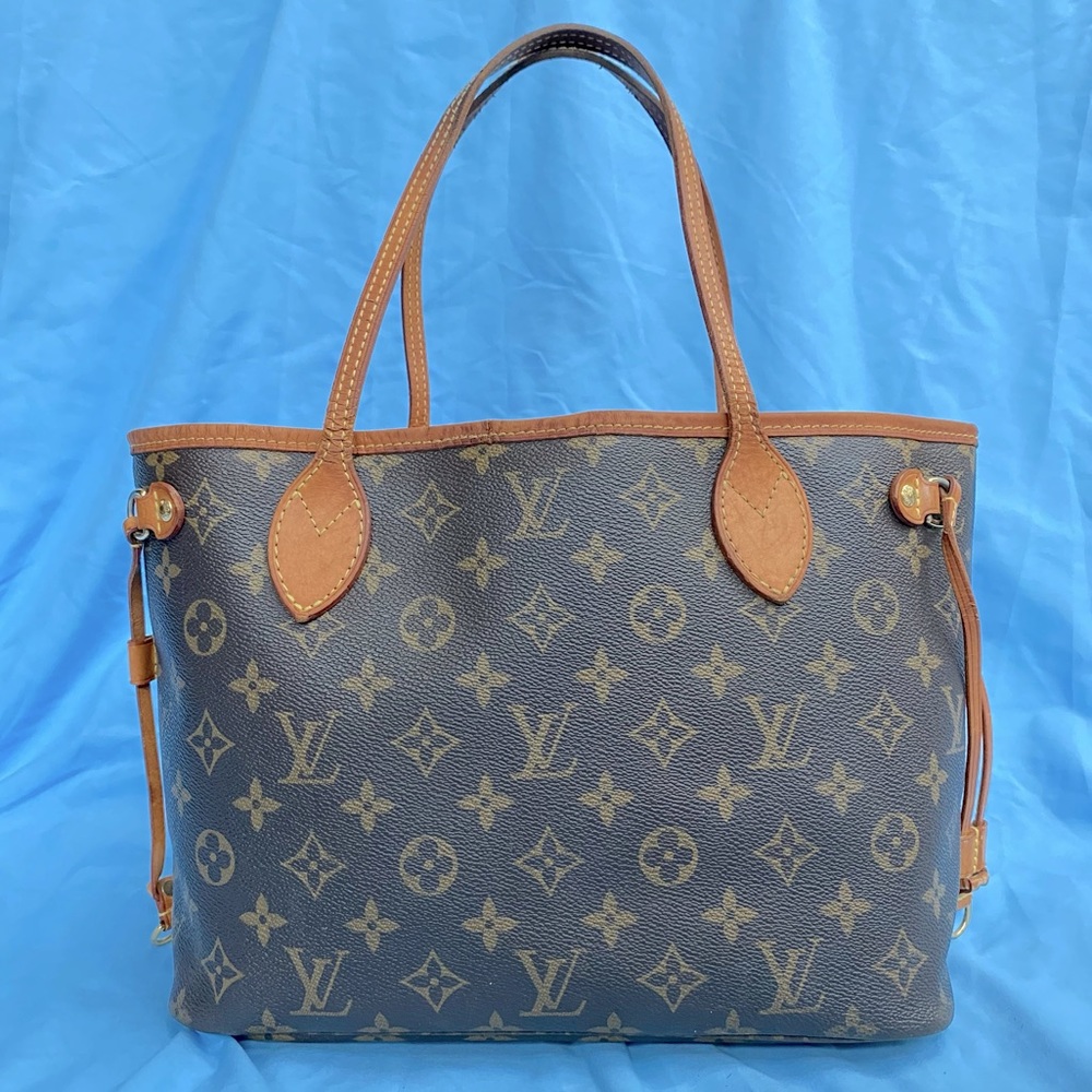 LOUIS VUITTON Neverfull PM Tote Shoulder Bag Purse